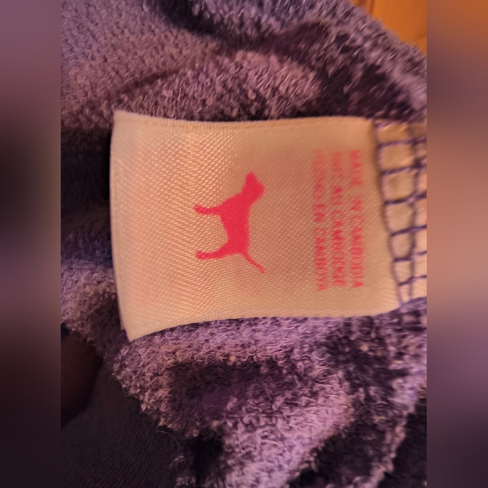 PINK Purple Zip-Up Hoodie - Picture 7 of 8